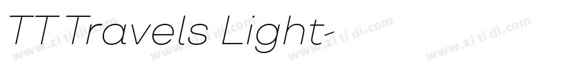 TT Travels Light字体转换